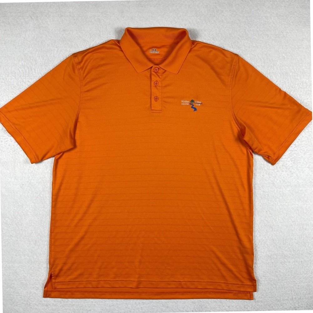 Under Armour Polo Shirt Mens XL Hidden Creek Country Club Golf Travel‎ Vacation